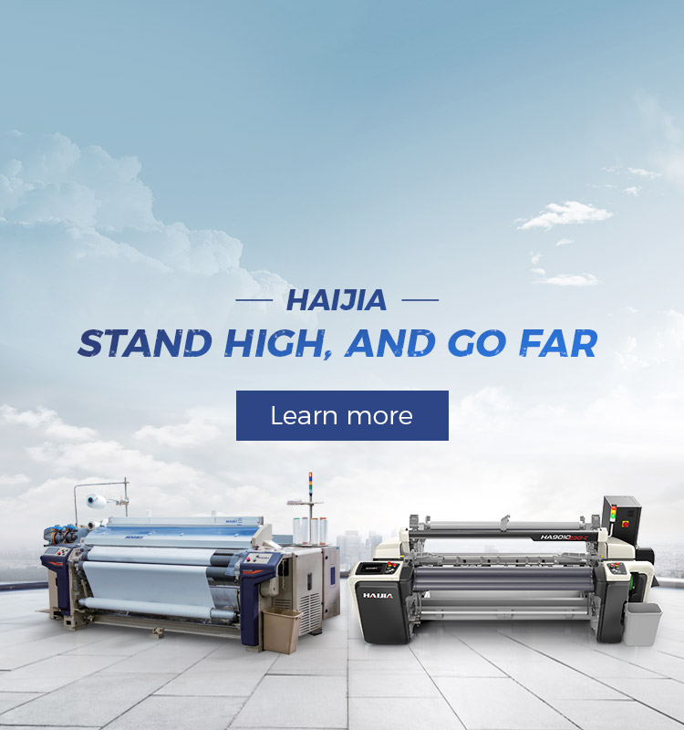 Penyesuaian parameter proses pening alat tenun jet air